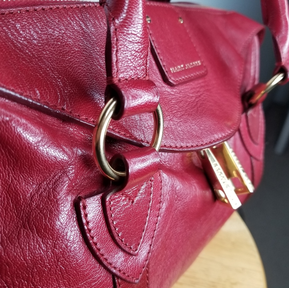 Marc Jacobs Leather Satchel Handbag - Picture 9 of 9